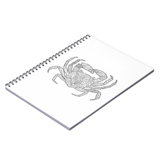 Zendoodle Crab Notitieboek (Linkerzijde)