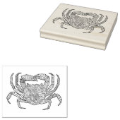 Zendoodle Crab Rubberstempel (Gestempeld)