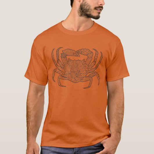 Zendoodle Crab T-shirt (Voorkant)