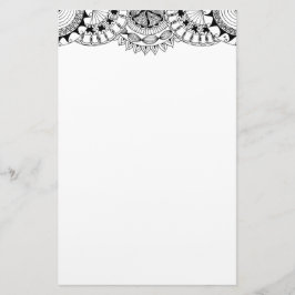 Zendoodle Mandala Header 2 Briefpapier