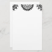 Zendoodle Mandala Header 3 Briefpapier (Voorkant / Achterkant)