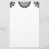 Zendoodle Mandala Header 3 Briefpapier (Voorkant)