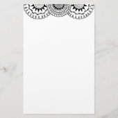 Zendoodle Mandala Header 4 Briefpapier (Voorkant)