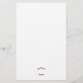 Zendoodle Mandala Header 5 Briefpapier (Achterkant)