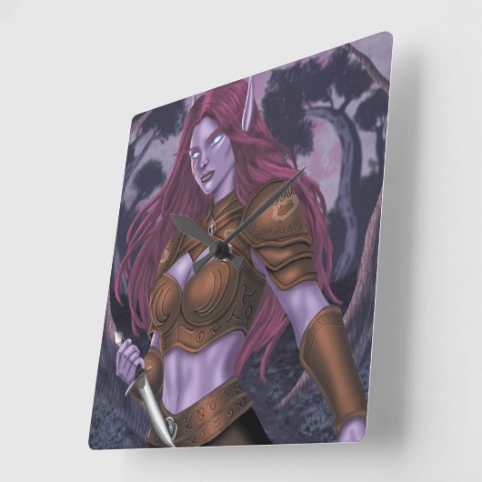 Zendyr in het bos vierkante klok (Hoek)