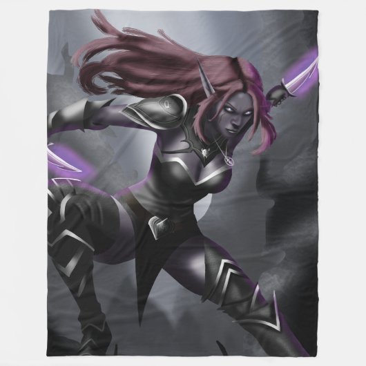 Zendyr op Telogrus Fleece Deken (Voorkant)