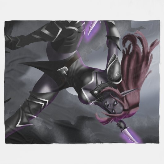 Zendyr op Telogrus Fleece Deken (Voorkant (Horizontaal))