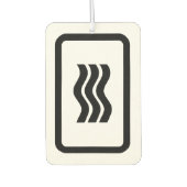 Zener-Kaart | 3 verticale golvende lijnen Luchtverfrisser (Voorkant)