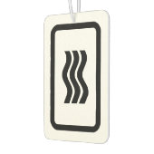 Zener-Kaart | 3 verticale golvende lijnen Luchtverfrisser (Links)