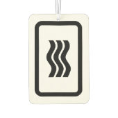 Zener-Kaart | 3 verticale golvende lijnen Luchtverfrisser (Achterkant)