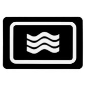 Zener-Kaart | 3 verticale golvende lijnen Magneet (Horizontaal)