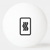 Zener-Kaart | 3 verticale golvende lijnen Pingpongbal (Voorkant)