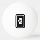 Zener-Kaart | 3 verticale golvende lijnen Pingpongbal (Voorkant)