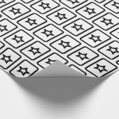 Zener-Kaart | Holle 5 puntige ster Cadeaupapier (Hoek)