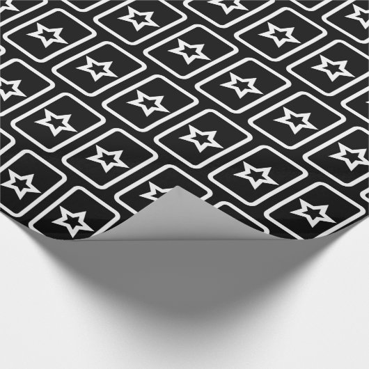 Zener-Kaart | Holle 5 puntige ster Cadeaupapier (Hoek)