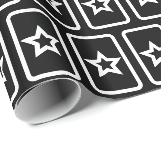 Zener-Kaart | Holle 5 puntige ster Cadeaupapier (Rol Hoek)