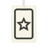 Zener-Kaart | Holle 5 puntige ster Luchtverfrisser (Achterkant)