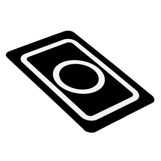 Zener-Kaart | holle cirkel Magneet (Rechterzijde)