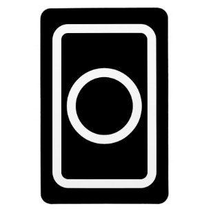 Zener-Kaart   holle cirkel Magneet