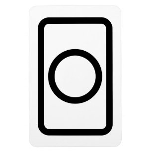 Zener-Kaart   holle cirkel Magneet