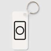 Zener-Kaart | holle cirkel Sleutelhanger (Achterkant)