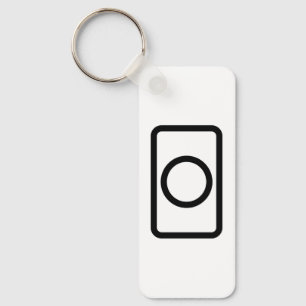 Zener-Kaart   holle cirkel Sleutelhanger