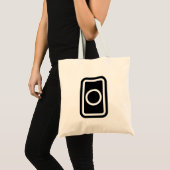 Zener-Kaart | holle cirkel Tote Bag (Voorkant (product))