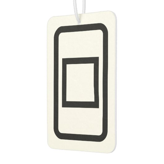 Zener-Kaart | Holle vierkant Luchtverfrisser (Links)