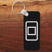 Zener-Kaart | Holle vierkant Sleutelhanger (Voorkant)