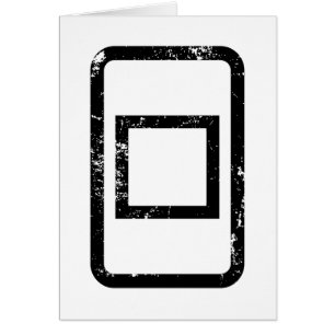 Zener-Kaart   Holle vierkante {} Kaart