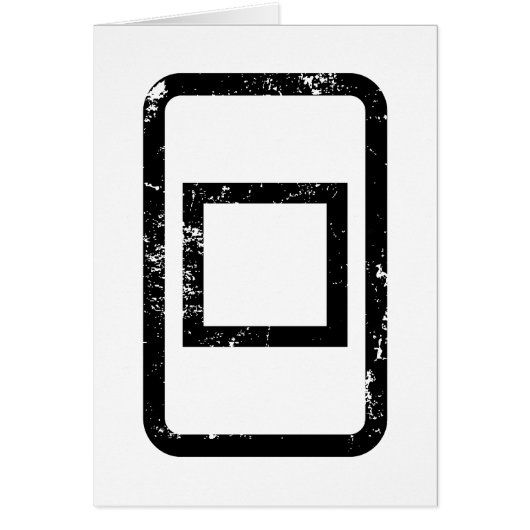 Zener-Kaart | Holle vierkante {} Kaart (Voorkant)