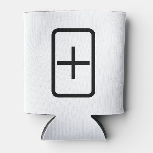 Zener-Kaart | plusteken Blikjeskoeler (Voorkant)