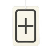 Zener-Kaart | plusteken Luchtverfrisser (Voorkant)