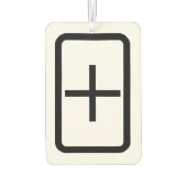 Zener-Kaart | plusteken Luchtverfrisser (Achterkant)