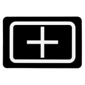 Zener-Kaart | plusteken Magneet (Horizontaal)