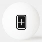 Zener-Kaart | plusteken Pingpongbal (Achterkant)