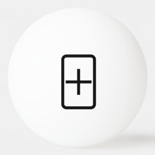Zener-Kaart   plusteken Pingpongbal