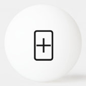 Zener-Kaart | plusteken Pingpongbal (Achterkant)