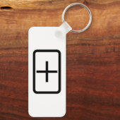 Zener-Kaart | plusteken Sleutelhanger (Achterkant)