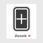 Zenerkaart | Plus-teken Sticker (Vel)