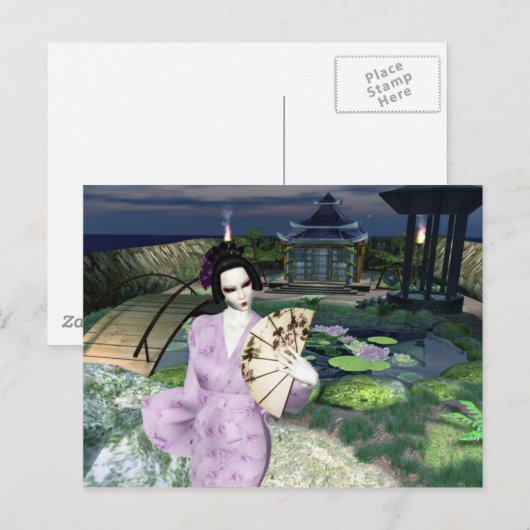 ZenGarden Briefkaart (Voorkant / Achterkant)