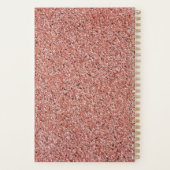 Zenhuisarts Afstuderen Roos Gold Glitter Planner (Achterkant)