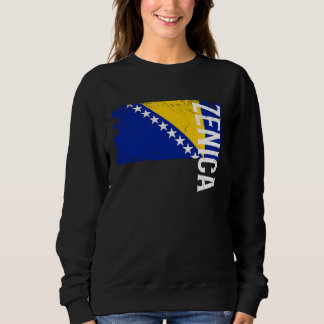 Zenica Bosnia Flag For Bosnian Men Women Kids  1 Trui