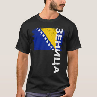Zenica Bosnië Vlag Voor Bosnische Mannen Vrouwen K T-shirt