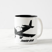 Zenith 650 tweekleurige koffiemok (Voorkant rechts)