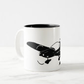 Zenith 650 tweekleurige koffiemok (Voorkant links)