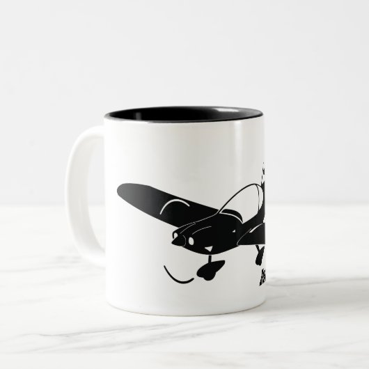 Zenith 650 tweekleurige koffiemok (Voorkant links)