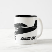 Zenith 750 STOL Tweekleurige Koffiemok (Voorkant rechts)