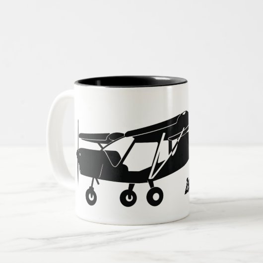 Zenith 750 STOL Tweekleurige Koffiemok (Voorkant links)