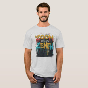 Zenith Bound: een Abstracte kosmische reis T-shirt